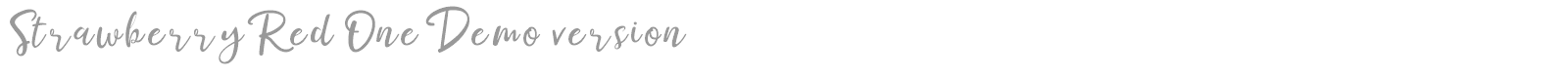 Strawberry Red One font preview